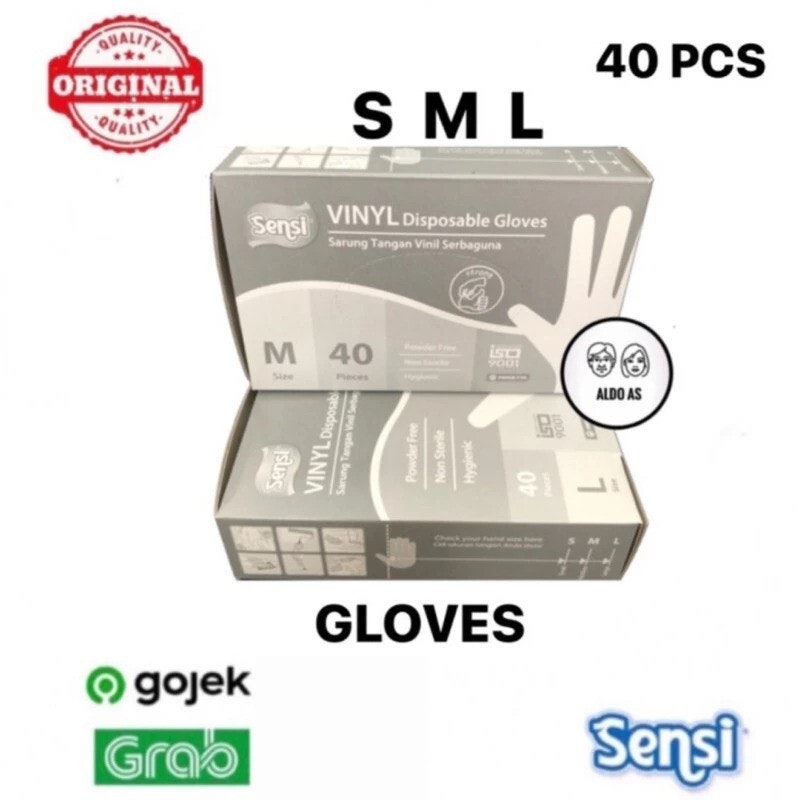 Sensi® Vinyl Disposable Gloves 2