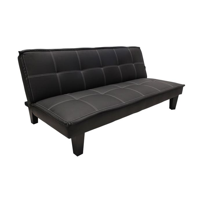 Home Center Indonesia Selma Gotham Sofa Bed Kulit Hitam