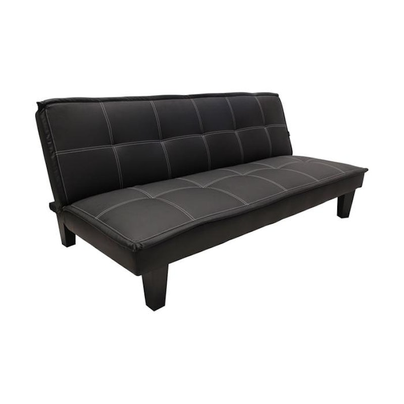Selma Gotham Sofa Bed Kulit Hitam 2