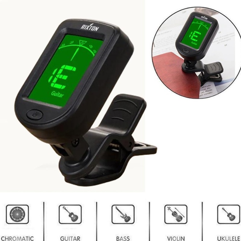 Rixton Digital Clip-on Tuner 4
