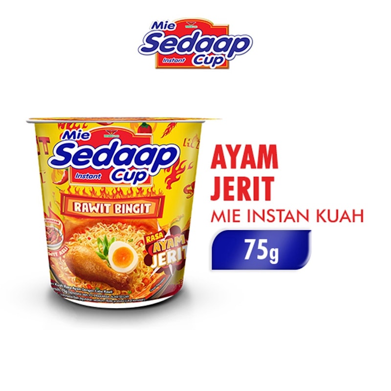 Mie Sedaap Instant Cup Rawit Bingit 2