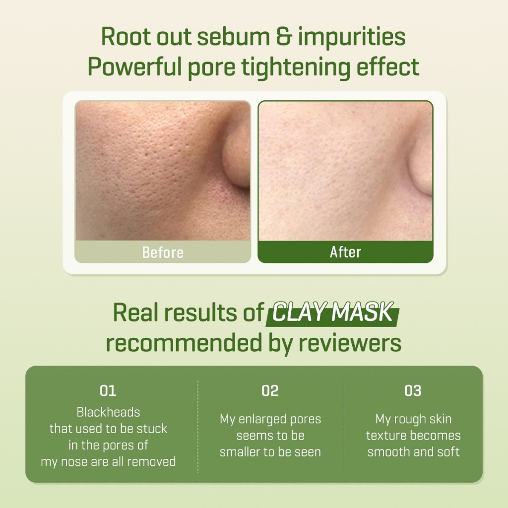 Super Matcha Pore Clean Clay Mask  5