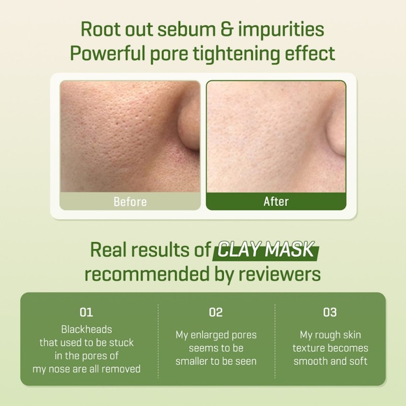 Super Matcha Pore Clean Clay Mask 5