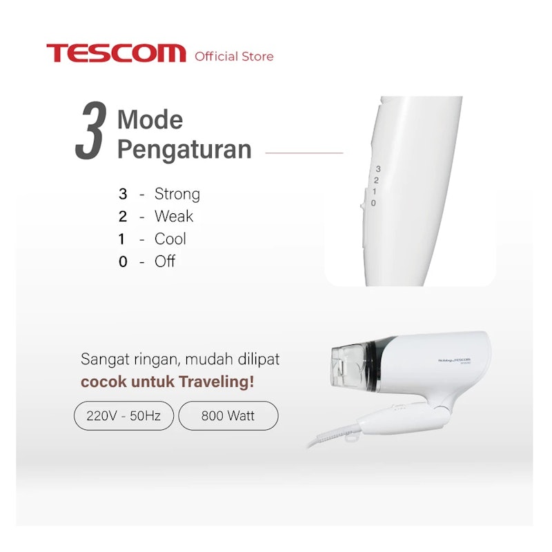 Tescom Ion Hair Dryer 5