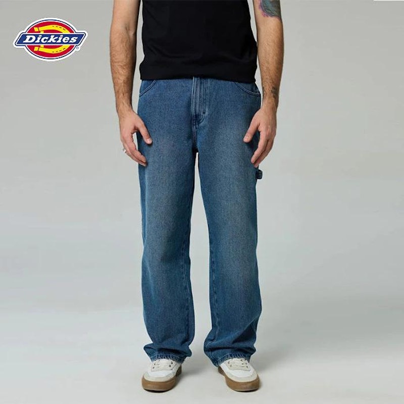 Dickies Men's Denim Loose Fit Pants 2