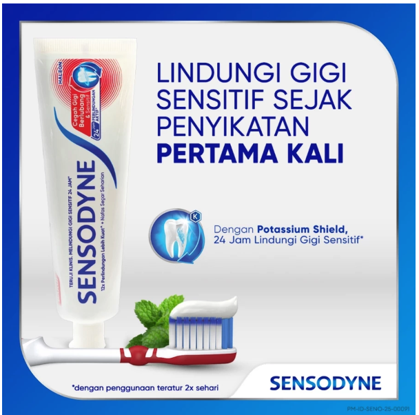 Haleon Sensodyne Cegah Gigi Berlubang & Sensitif