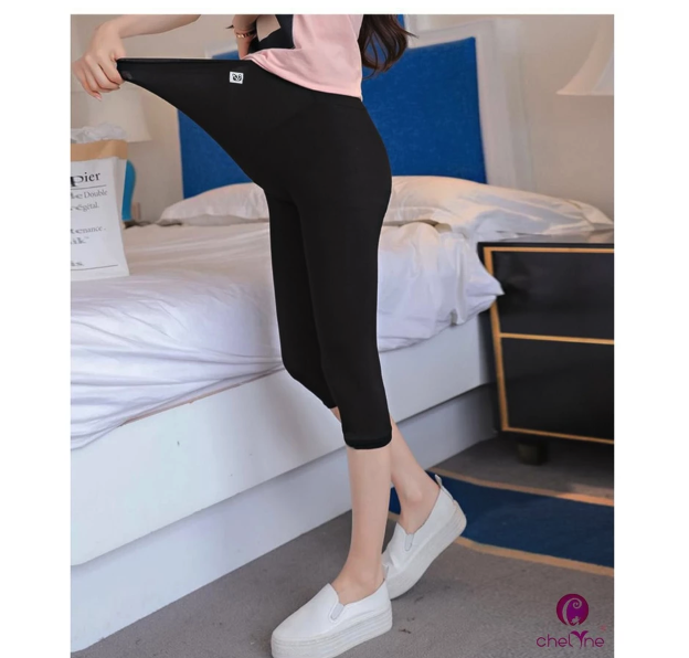  Chelyne Legging Hamil 3/4 Highwaist  HJ136