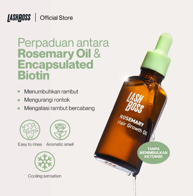 Dhifa Pasti Sukses LashBoss Rosemary Hair Oil 