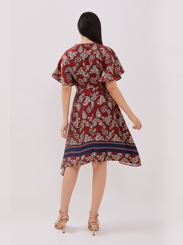  Minimal Chaliss Dress Wanita Red Velvet