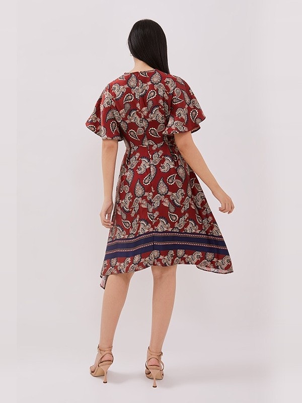 Minimal Chaliss Dress Wanita Red Velvet 2