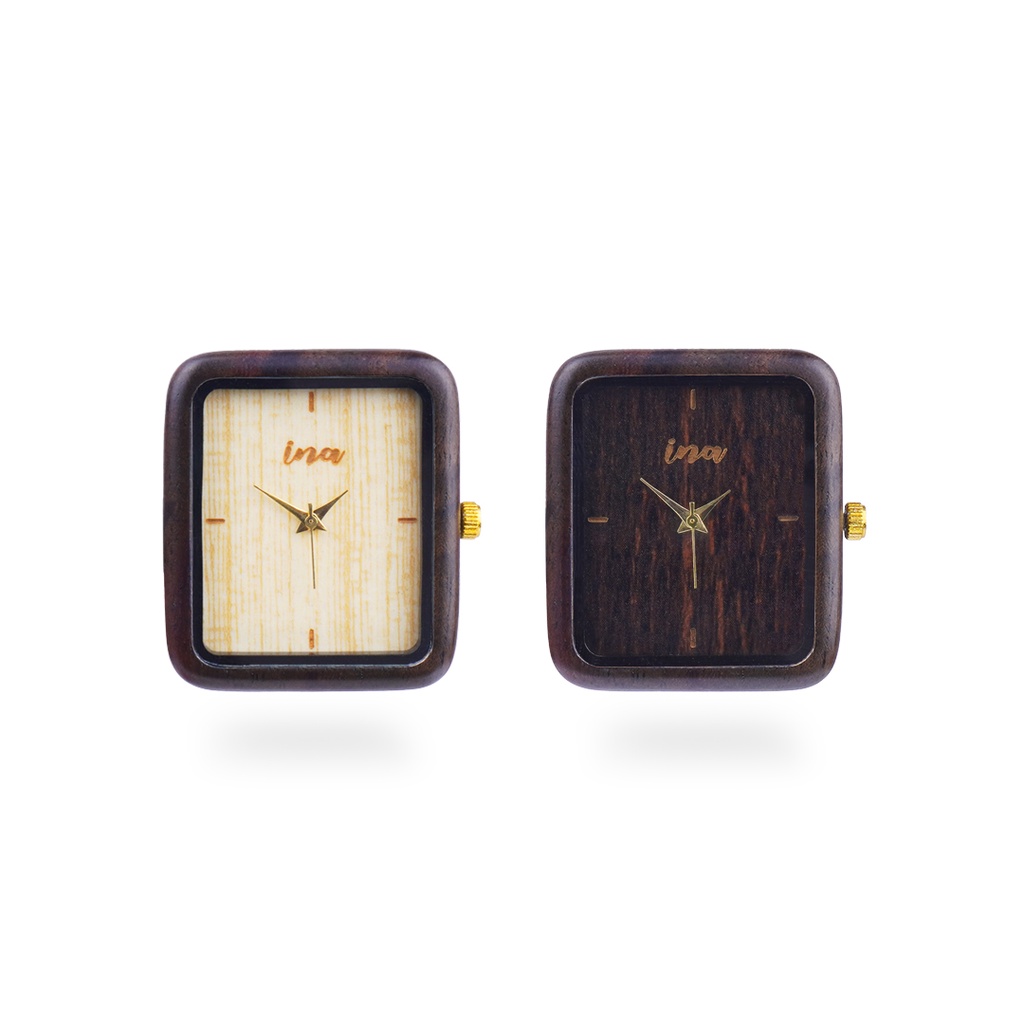 INA Watch Jam Tangan Kayu Sonokeling Seri Srimpi