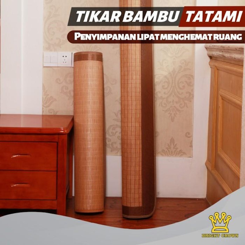 Bright Crown Tikar Bambu Tatami 4