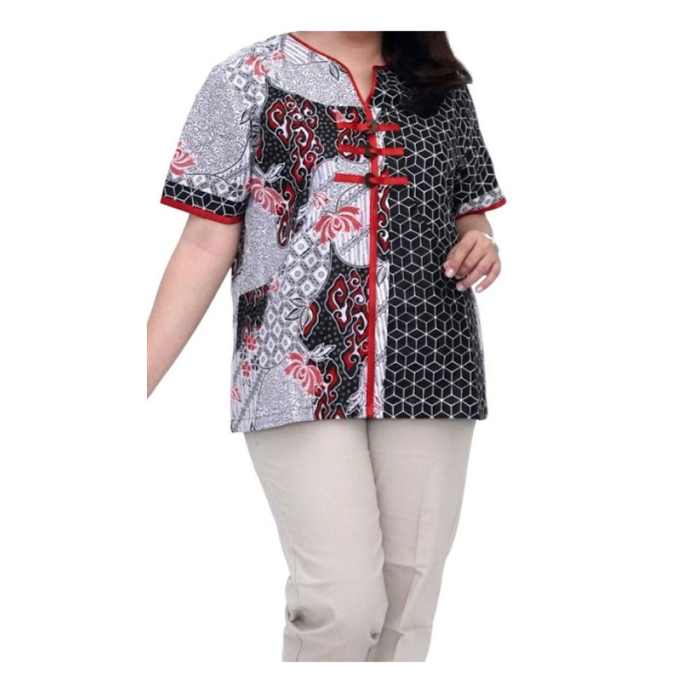 Putri Nasya Blouse Putih Pendek 1