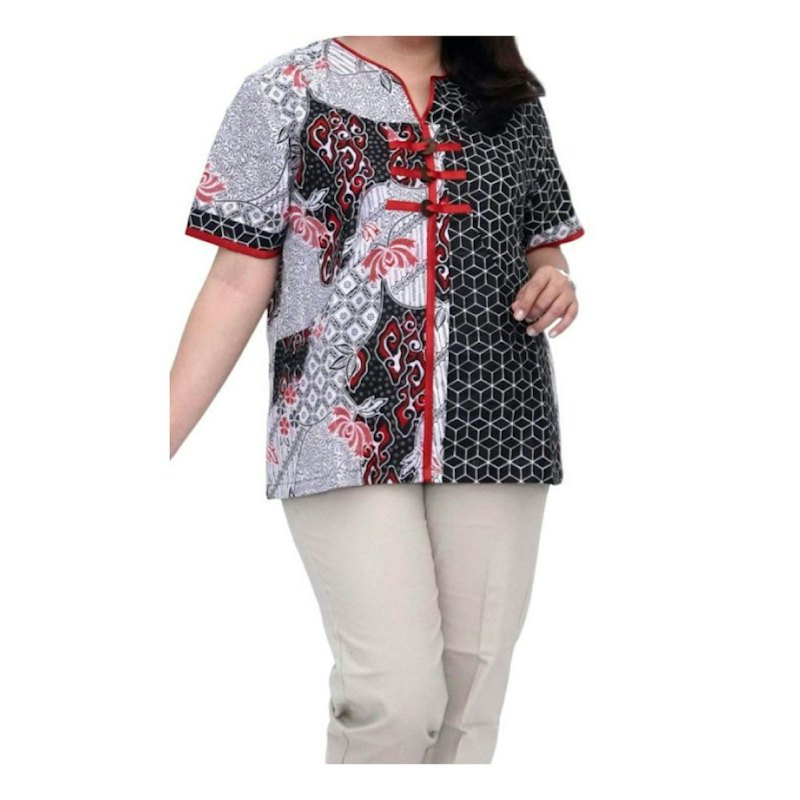 Putri Nasya Blouse Putih Pendek 1