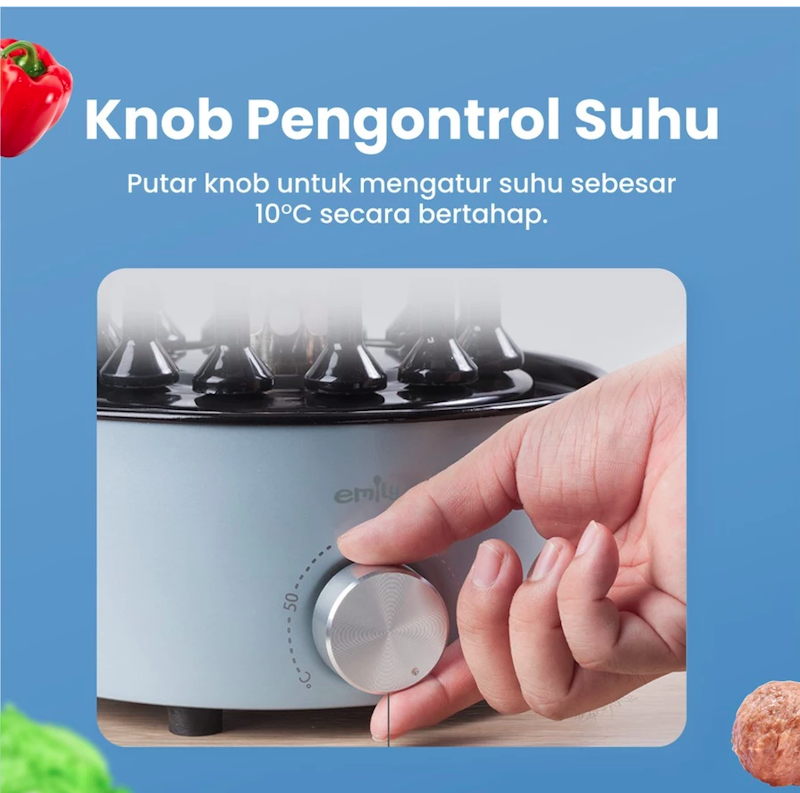 EMILY Smokeless Satay Maker 4