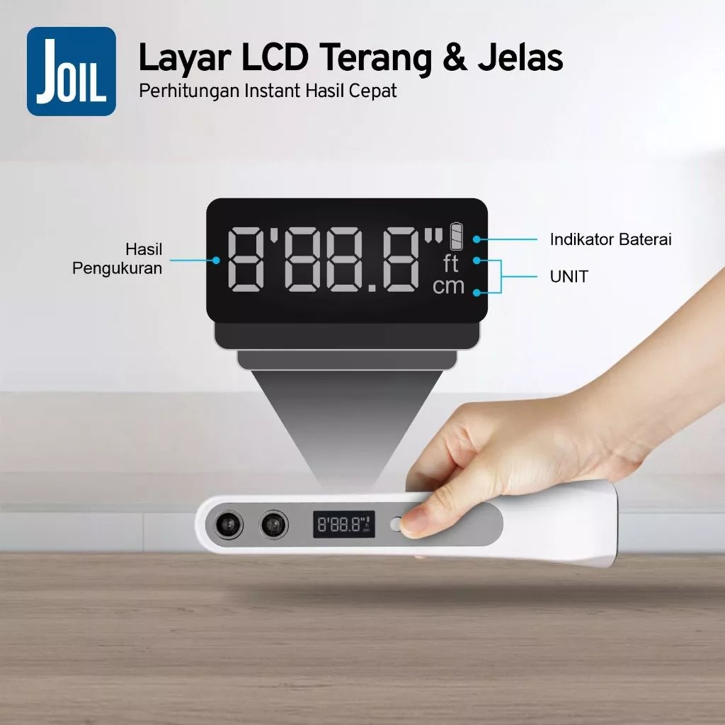  Joil HMT Alat Pengukur Tinggi Badan Wireless