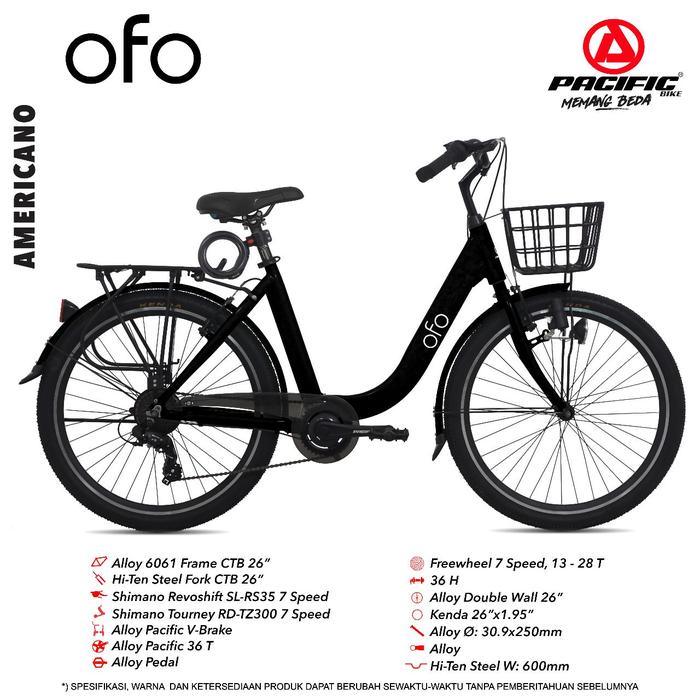 Pacific OFO City Bike 26 Inch