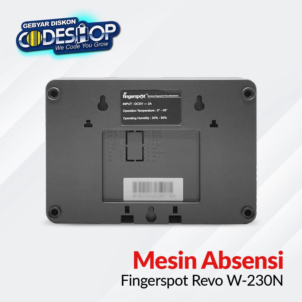 Biometrik Citra Solusi Fingerspot Revo  W-230N