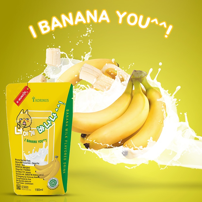 K-Banana Milk Flavored Drinks