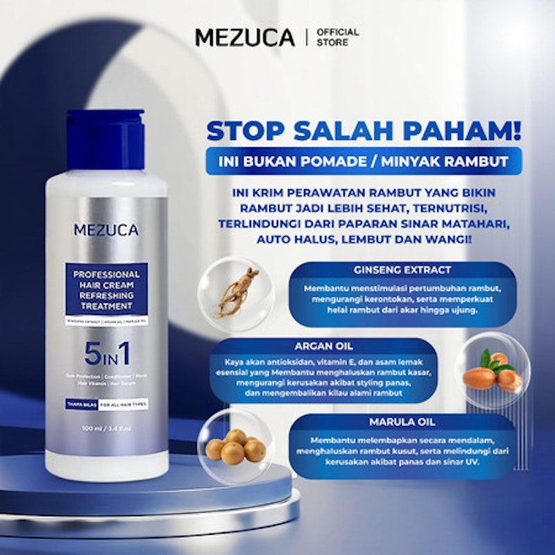 Mezuca Hair Cream Refreshing Treatment 5