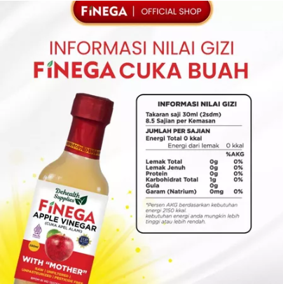 Dehealth Supplies Finega Apple Vinegar