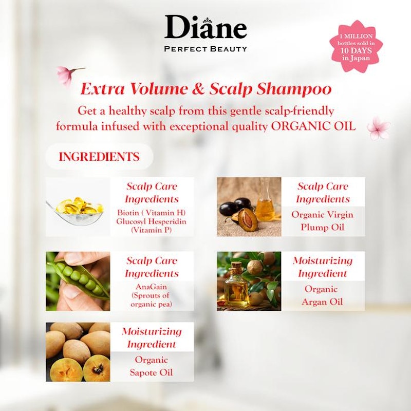 Moist Diane Extra Volume & Scalp Shampoo 3
