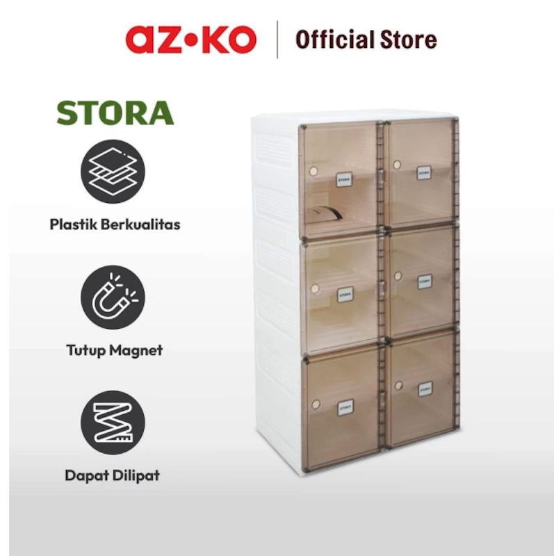 AZKO Stora Lemari Sepatu Lipat 2