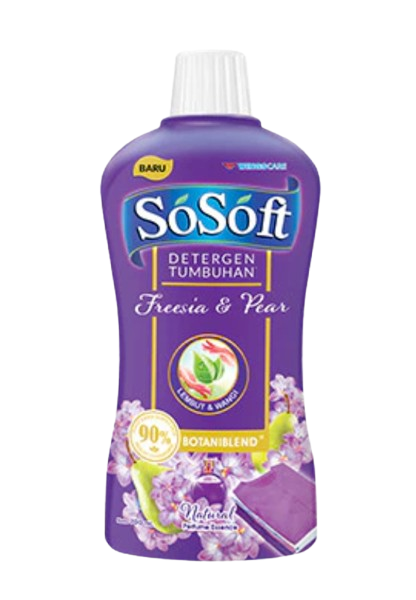 SoSoft Deterjen Cair Freesia & Pear Botol 