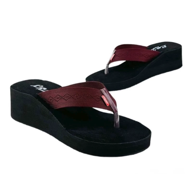 Lozta Sendal Jepit Wanita Wedges Rajut 01 Series 1