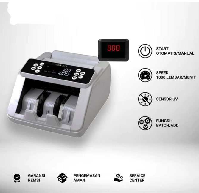  ZSA 911 Mesin Penghitung Uang