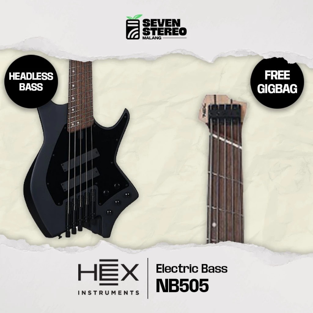 HEX Instruments 5 String Headless Bass NB505