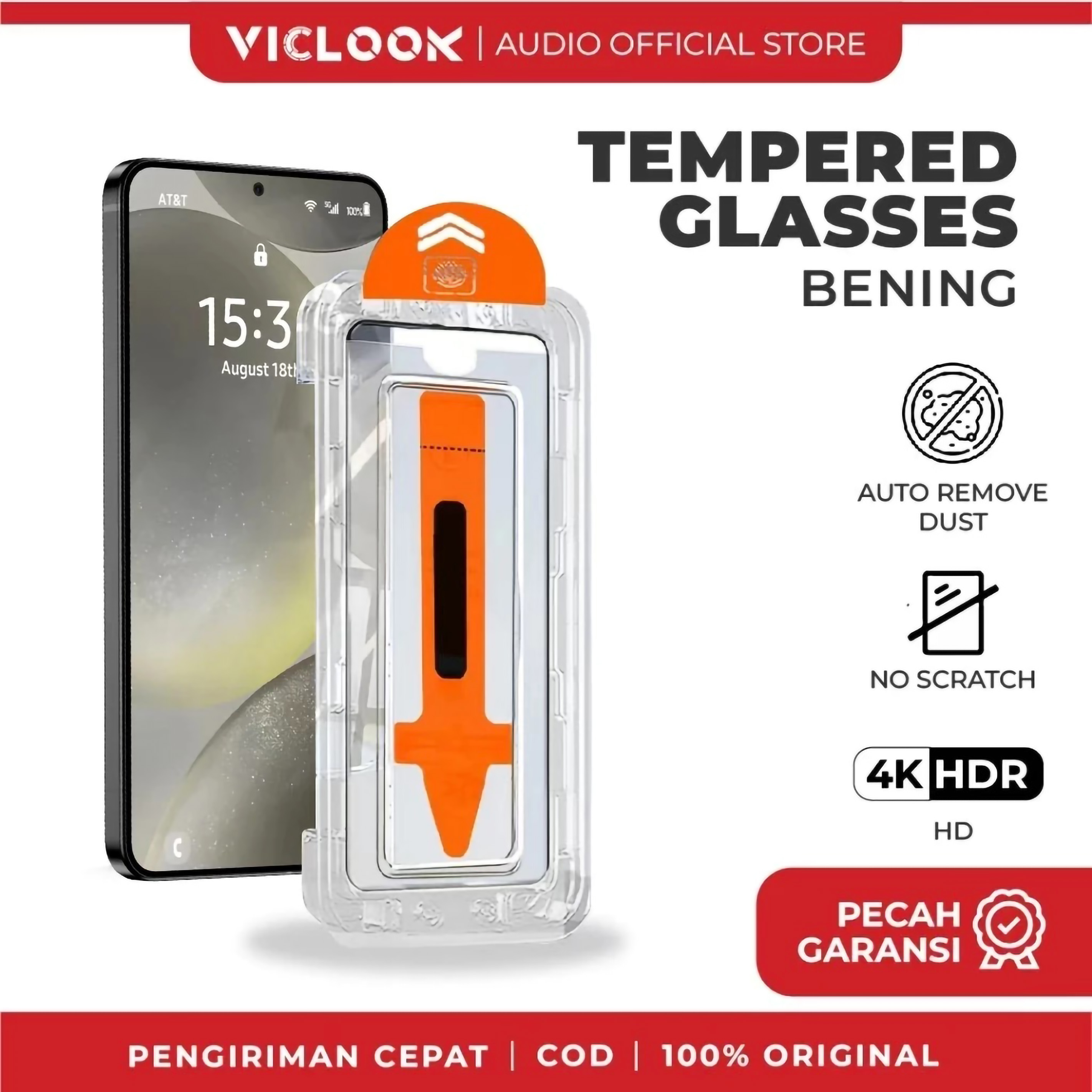  Viclook Tempered Glass HD  for Samsung