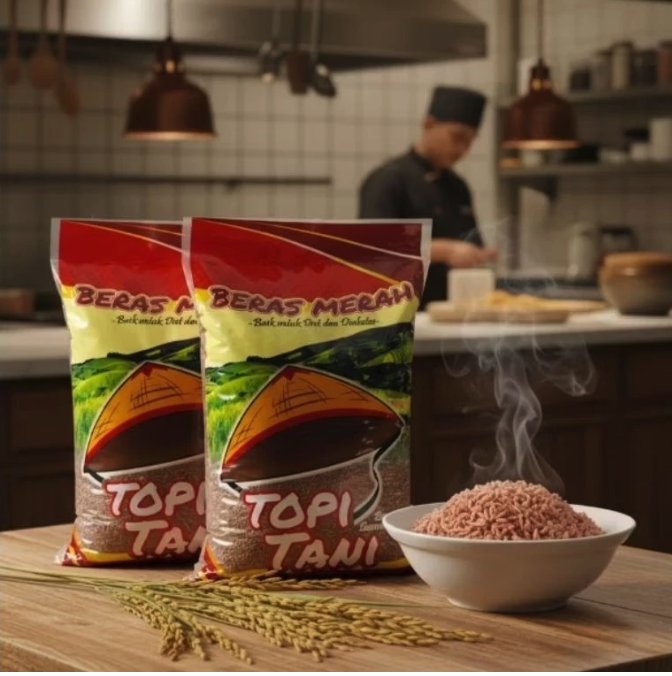 Topi Tani Beras Merah 5 kg 2