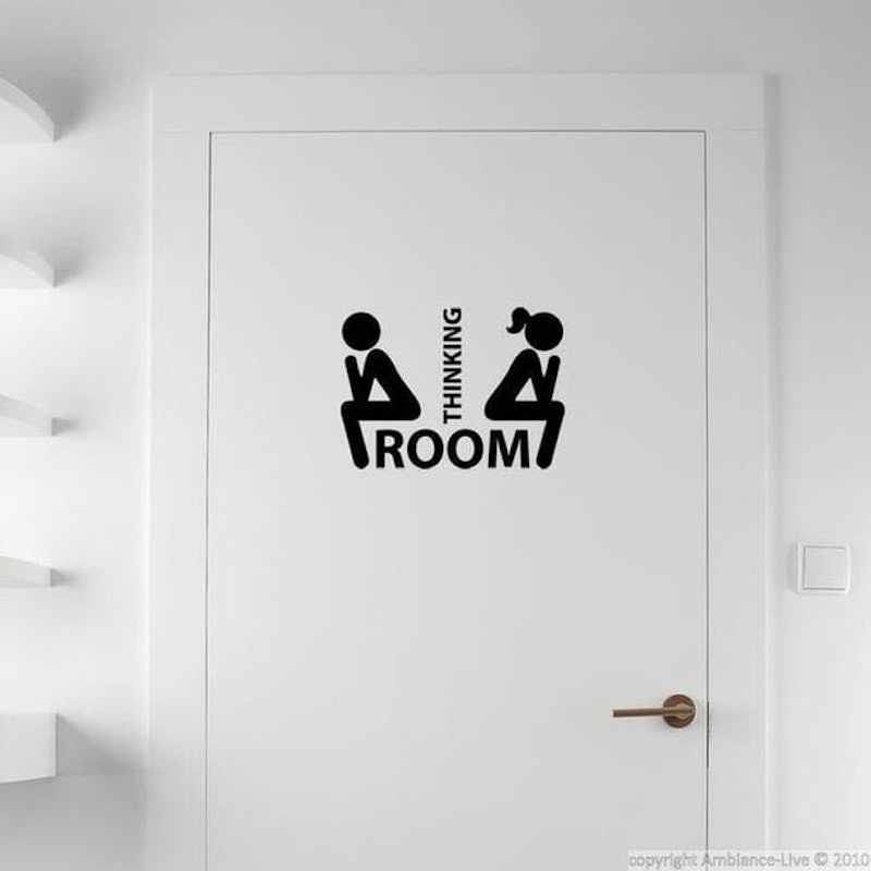 Cutting Sticker Thinking Room 3