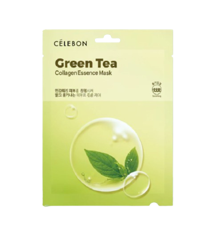 Célebon Green Tea Collagen Essence Mask 1