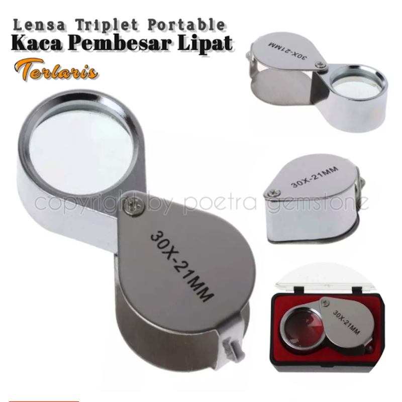 Triplet Jeweler's Loupe 30x-21mm