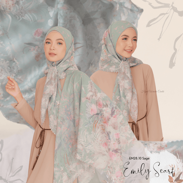 Hijab Wanita Cantik Emily Scarf JUMBO