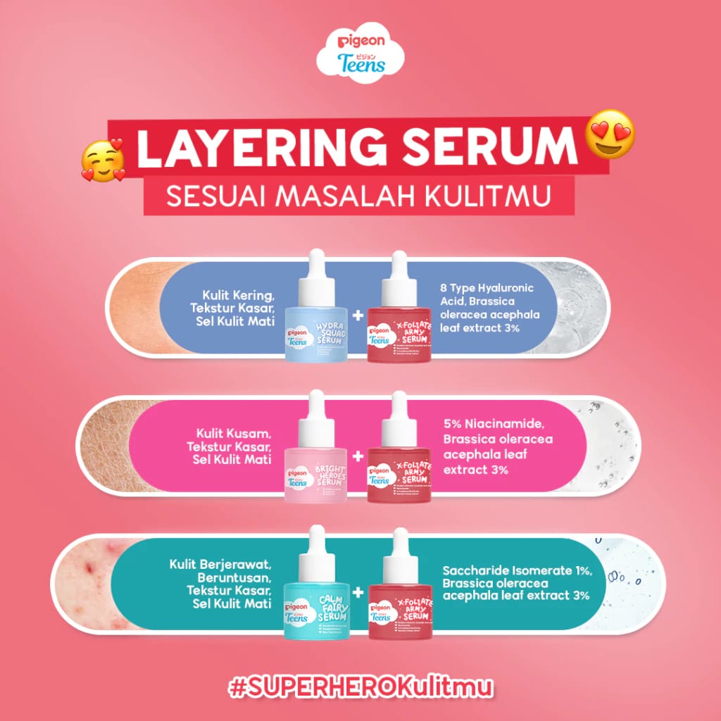 Pigeon Pigeon Teens X-Foliate Army Serum