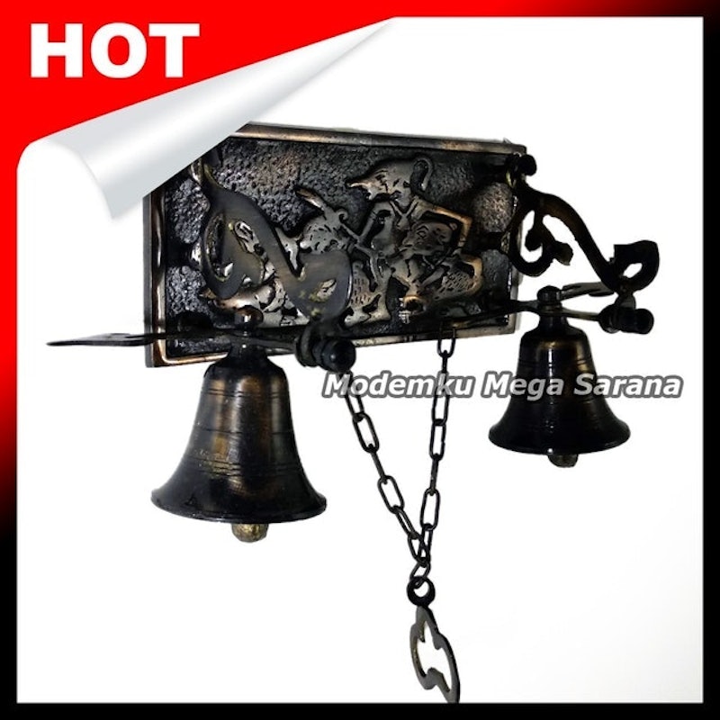 Lonceng Angin Kuningan Wayang Punakawan 4