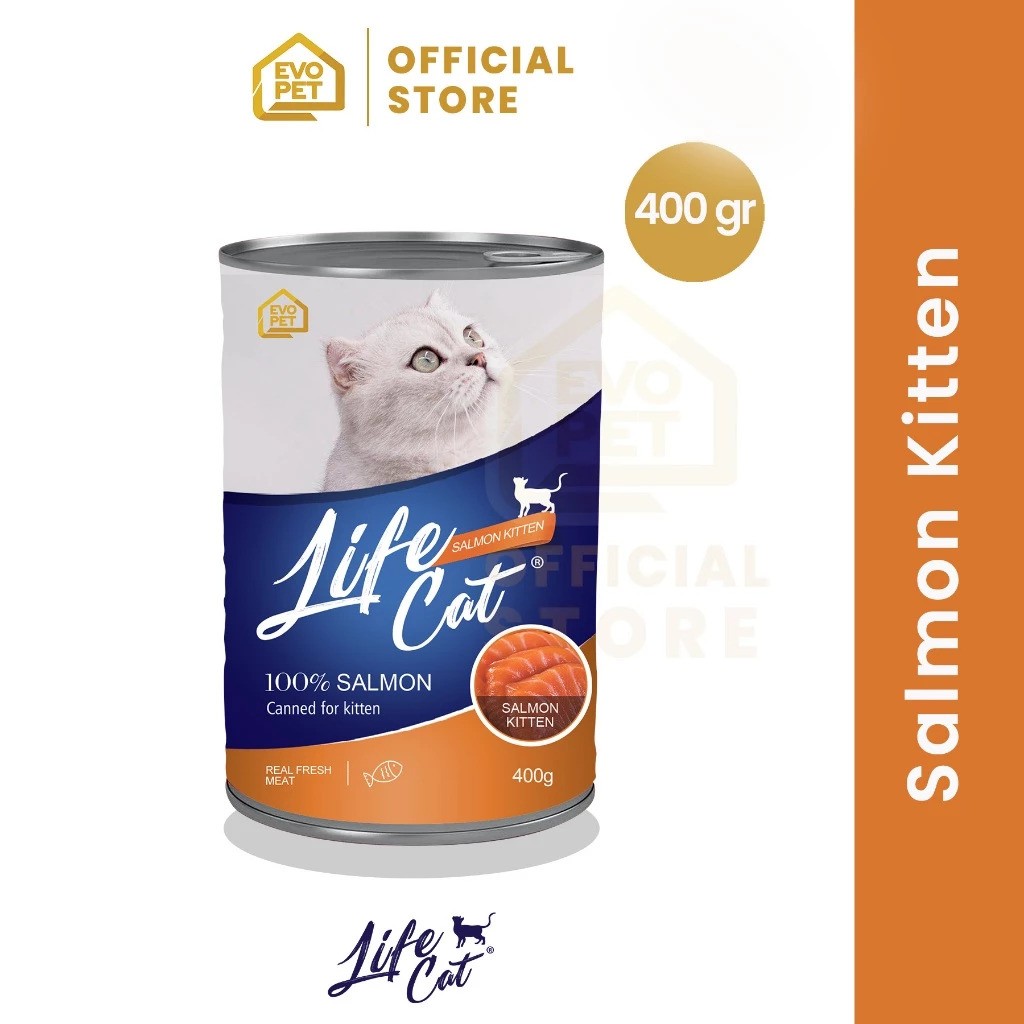 Life Cat Salmon Kitten Wet 2