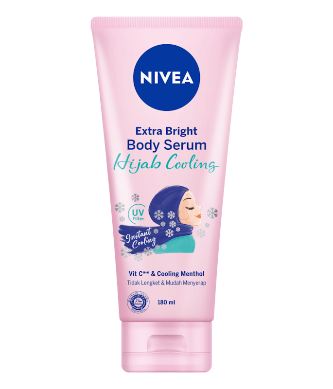 Nivea Extra Bright Hijab Cooling Body Serum 1
