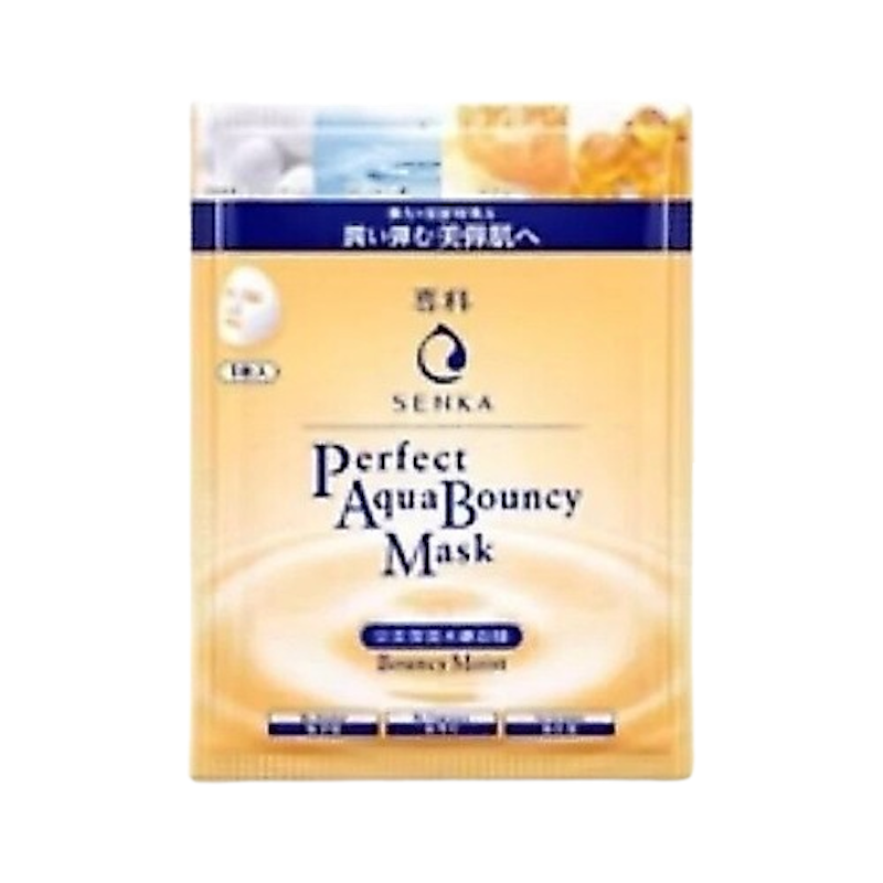 Senka Perfect Aqua Bouncy Moist Mask 1