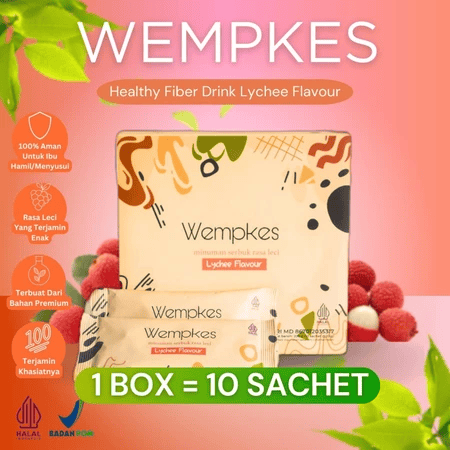 Wempkes Wempkes Minuman Diet Leci