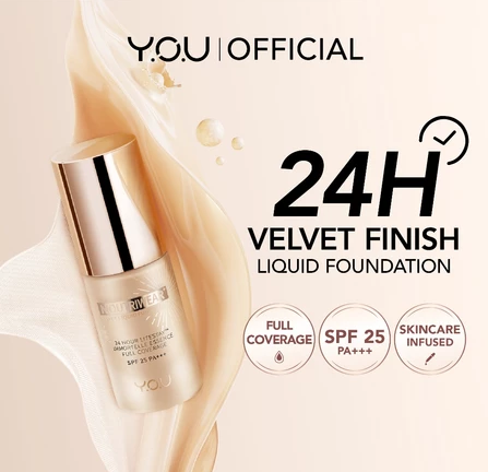 HEBE Beauty Style Y.O.U NoutriWear+ Velvet Liquid Foundation C304 Pink Nude 