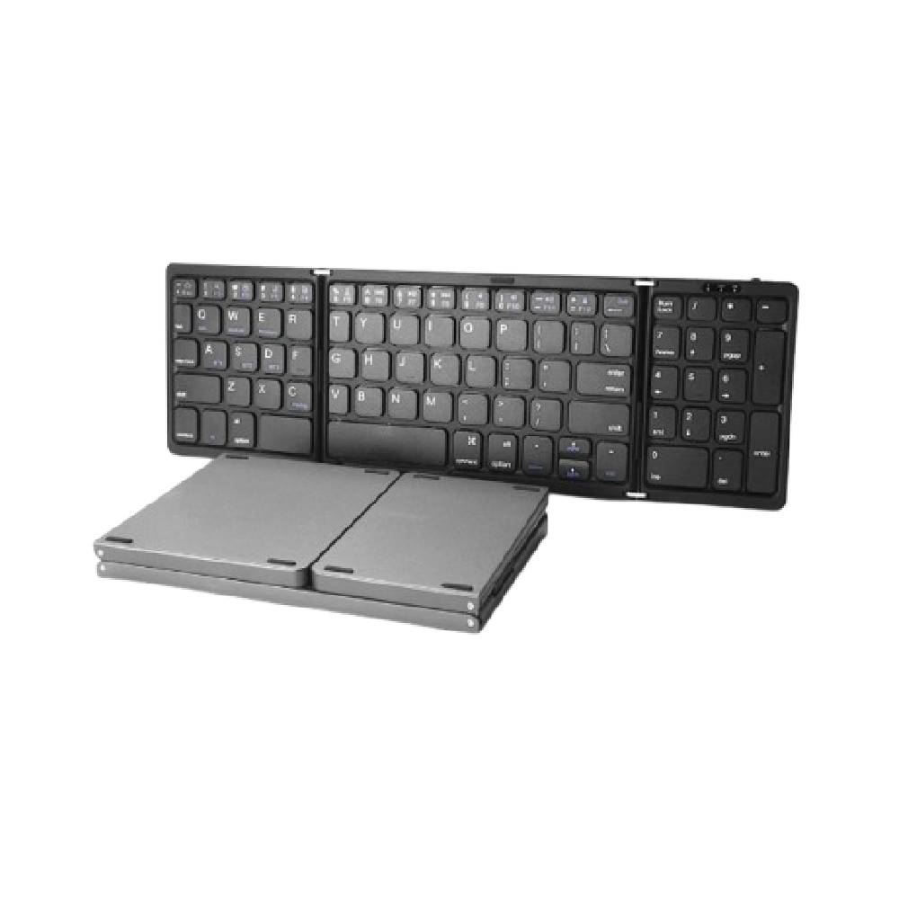 Three Folding Bluetooth Keyboard with Numeric 1