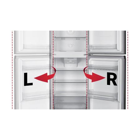 Hitachi Hitachi Kulkas 2 Pintu 181 Liter   HRTN5198MXID