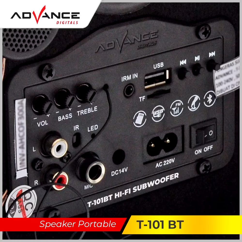 Advance Digitals Advance Multimedia Speaker T-101BT