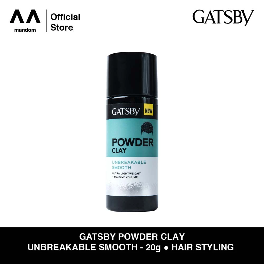 Mandom Indonesia Gatsby Powder Clay Unbreakable Smooth