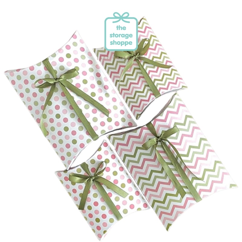 The Storage Shoppe - Pillow Box Polka Dot Chevron 2