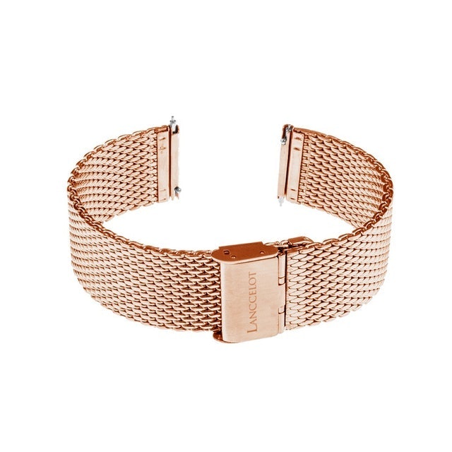 Lanccelot Strap Mesh Rose Gold